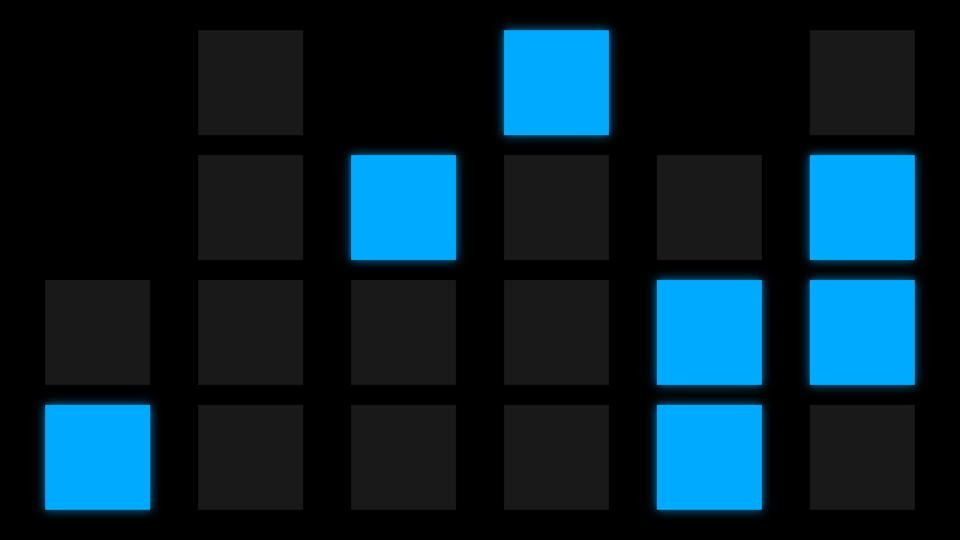 Binary O’Clock at 10:48:36