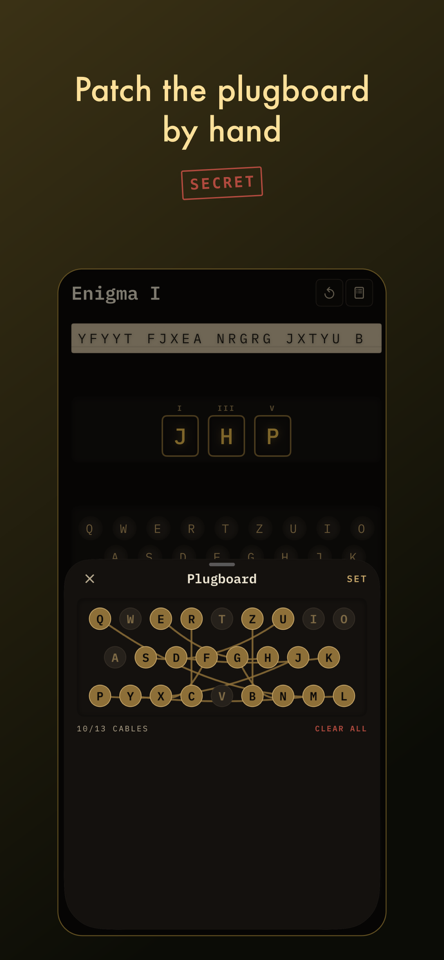 The plugboard
