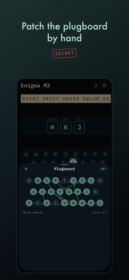 The plugboard