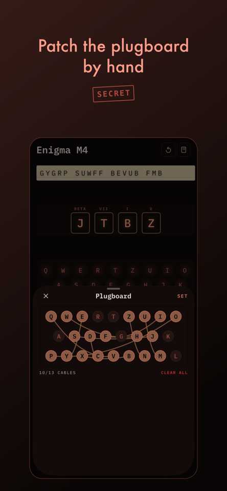 The plugboard